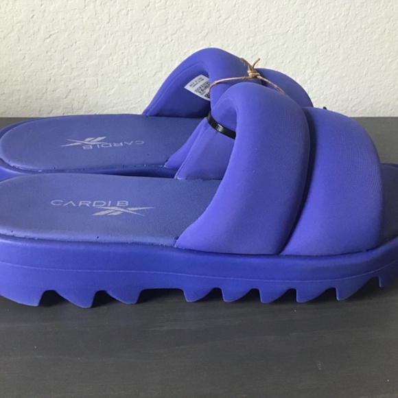 REEBOK Women's Cardi B Classic Slide Sandals - Picture 12 of 12